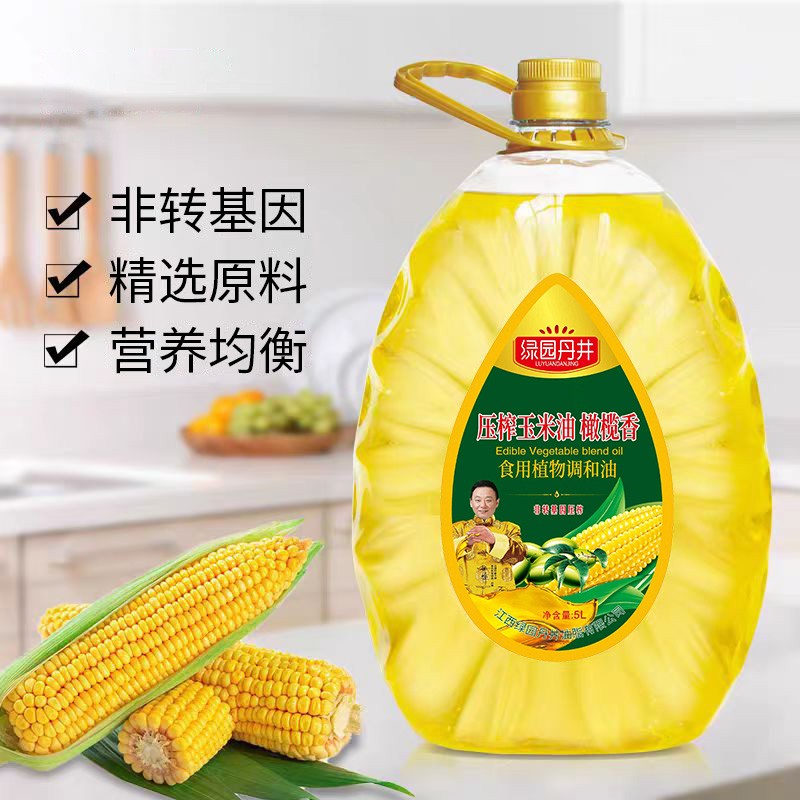 尊龙时凯 压榨玉米油橄榄香食用植物协调油 5L